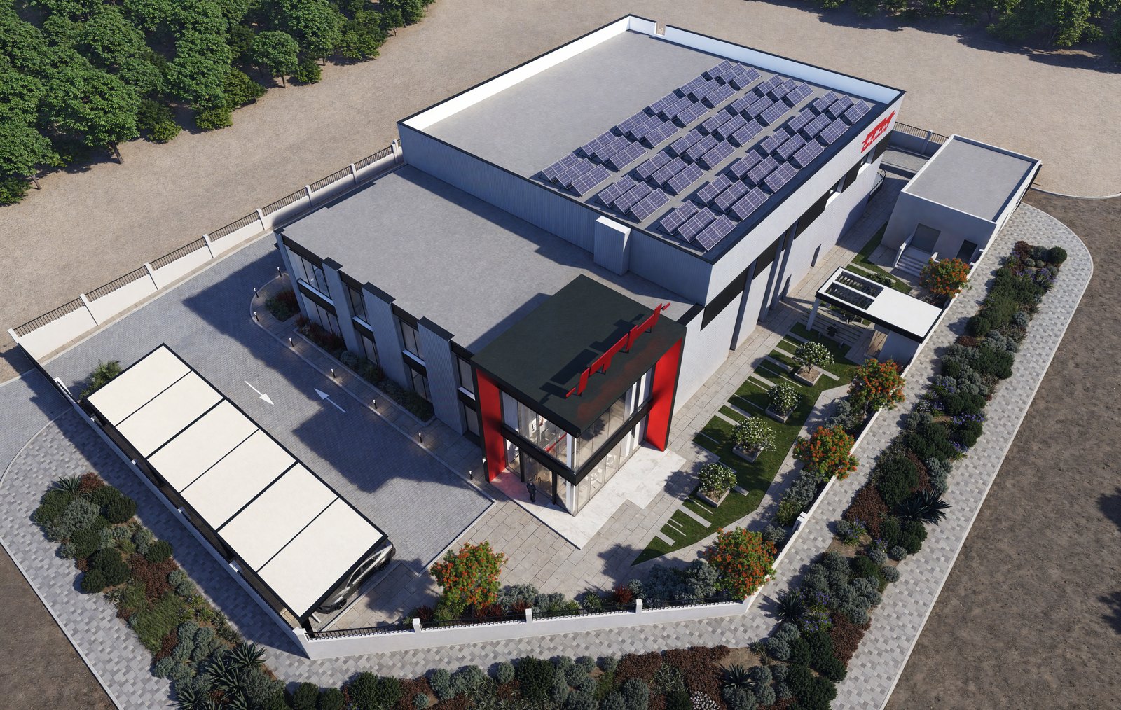 Design visualisation for ITH Regional Headquarters.