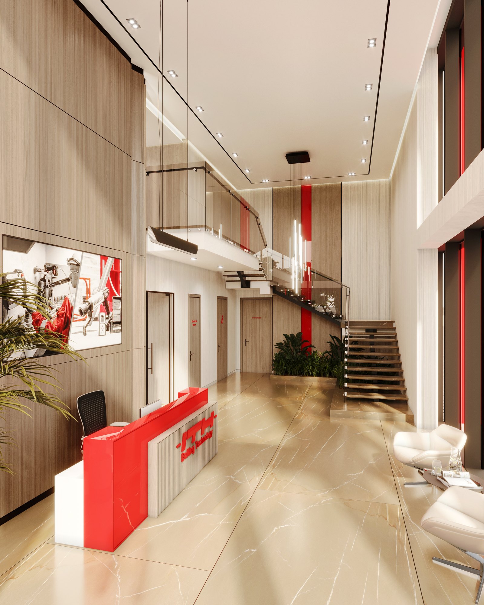 Design visualisation for ITH Regional Headquarters.
