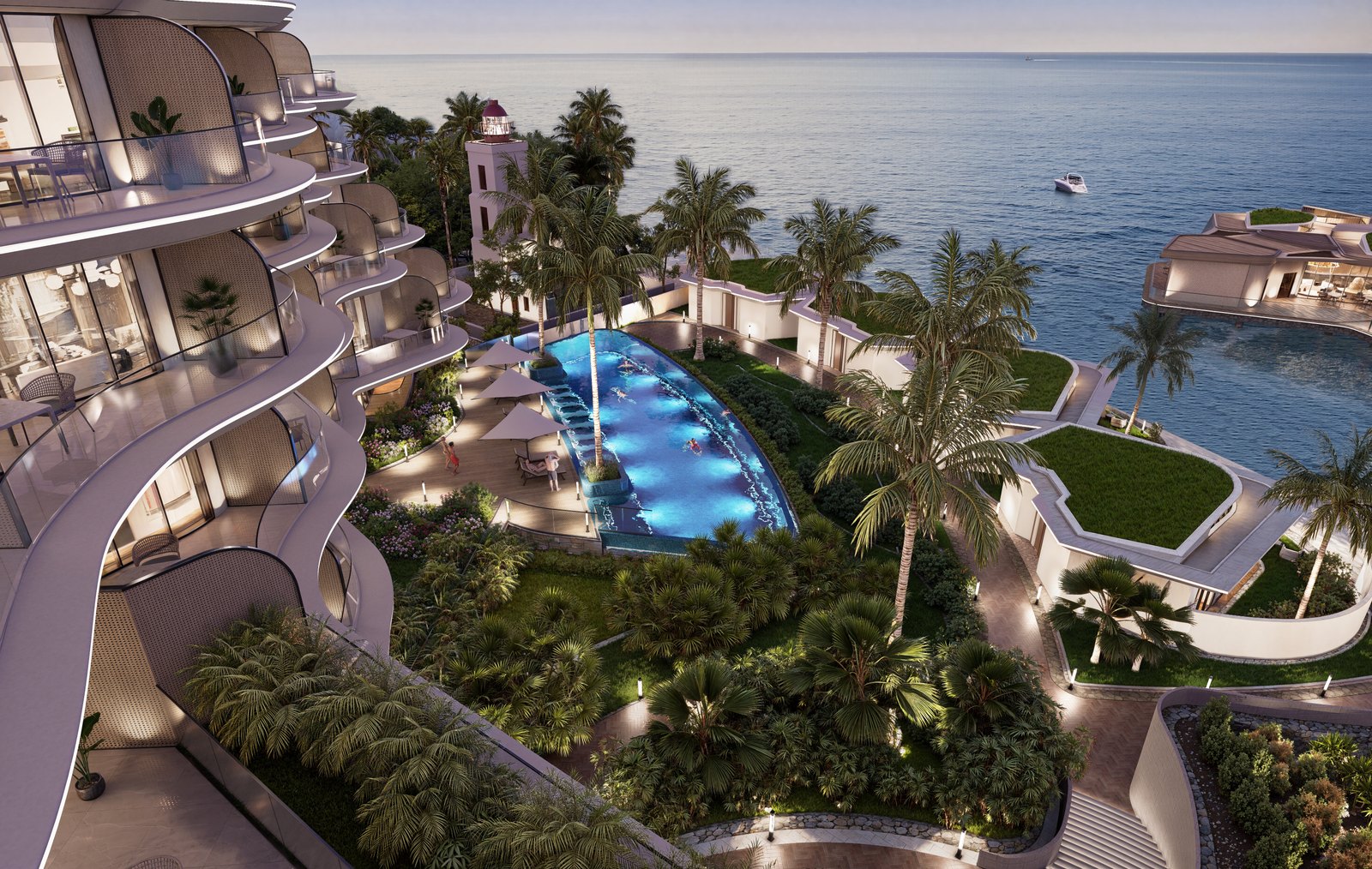 Design visualisation for Kasa Resort & Hotel.