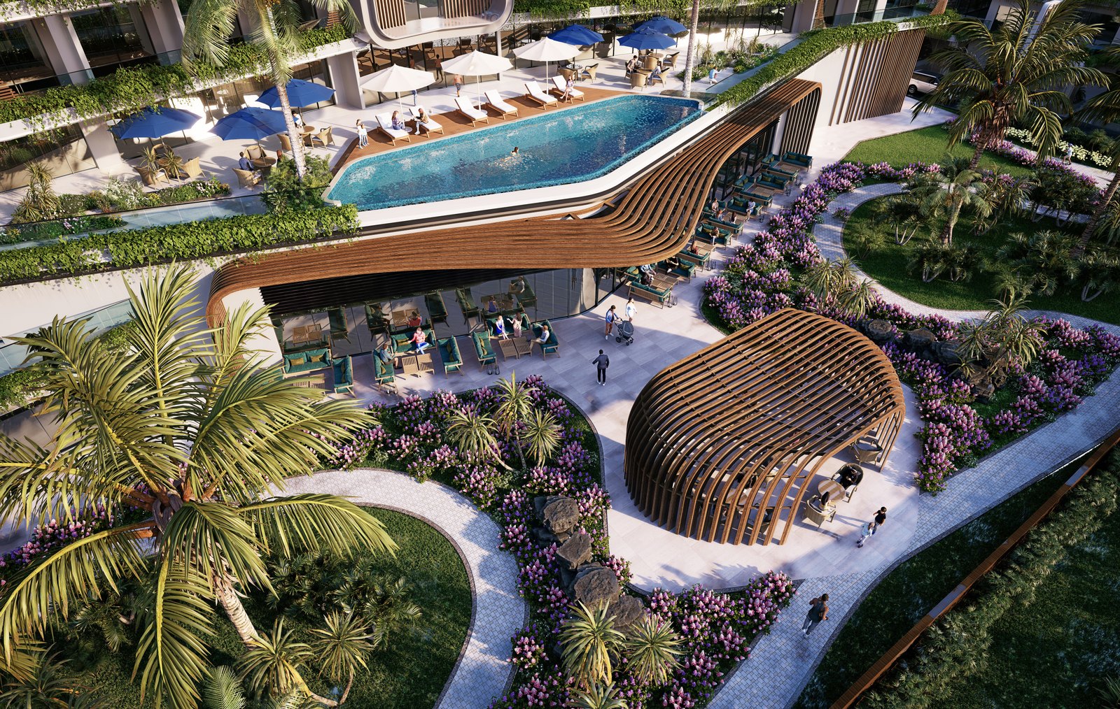 Design visualisation for Nirvana Resort.